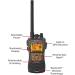 Cobra MR HH600FLTBTGPS Handheld Floating VHF Radio - 6W, GPS, Bluetooth, Submersible - Grey - Buy Online on SooperMarket.com