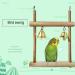 CAMITER 8 Packs Bird Toys Parrots Cage Toys Natural Wood Hanging Swing Shredding Chewing Perches Parrot Toy Parrot Bite Toy for Budgie Parakeet Cockatiel Macaw - Buy Online on SooperMarket.com