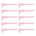Eyebrow Mapping Ruler Microblading Ruler 10PCS 150mm Smooth Surface for Beauty Salon for Beginners (Pink)