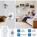 Wireless Touch Cat & Dog Bell Buzzer - Waterproof Intelligent LED Doorbell with 300m Range 60 Ringtones & Adjustable Volume - Buy Online on SooperMarket.com