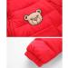 JiAmy Baby Snowsuit Hooded Romper | Cartoon Bear Winter Outfit | Red | 6-12 Months - Buy Online on SooperMarket.com