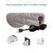 Heated Eye Mask - Deckpro Steam Warm Compress Therapy, USB Rechargeable, Adjustable Strap - Silk Travel Eye Mask for Dark Circles, Puffiness, and Fatigue - Gray - Buy Online on SooperMarket.com