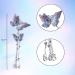 GOLD XIONG PADISHAH Double Butterfly Tassel Hair Pin Clips - Blue | Hair Accessories for Women and Girls - Buy Online on SooperMarket.com