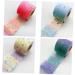 Hemoton 2pcs Lace Fabric Lace Trim Tulle Ribbon Sheer Ribbon Tutu Ribbon Gauze Ribbon Skirt Spool Purplex2pcs 6x6x6cmx2pcs - Buy Online on SooperMarket.com