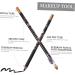 BELLIFFY 8pcs Wooden Beauty Eyebrow Pencil Eye Brow Pencils for Women Eyebrow Makeup Tool 1 count (Pack of 1) Black - Buy Online on SooperMarket.com