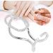 Fingernail Opening Rings Nail Decoration Finger Tip Rings Adjustable Fashionable Fingernail Jewelry Decorations Fingernail Protective Fingernail Opening Ring BandsRings(3048 Platinum) - Buy Online on SooperMarket.com