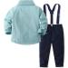 Volunboy Baby Boys Gentleman Suit 4PCS Outfit 18-24 Months - Pure Green - Buy Online on SooperMarket.com