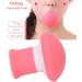 Face Masseter Trainer Silicone Face Lifting Tightening Shaping Slimming Tool Smile Trainer Lip Exerciser for Muscles Stretching V Shape Double Chin Exerciser Instrument Pink - Buy Online on SooperMarket.com