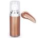 Glitter Body Makeup Liquid Cream Moisturizing Shiny Face Skin Highlighter Lotion Cosmetic Skin Lights Prismatic Face Makeup Natural Glow Shimmer Finish(#3 Bronze Gold)