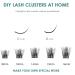 SISILILY Lash Extension Kit- DIY False Eyelashes Fluffy Cluster Lashes with Bond, Seal, Glue, and Tweezers - C D Curl 10/12/14/15/16mm - 120 Clusters (DM01-mix) - Buy Online on SooperMarket.com
