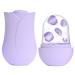 Ice Roller for Face - Beauty Ice Roller Silicone Ice Face Roller Cube Ice Roller for Face and Eye Facial Beauty Ice Roller Skin Care Tools Purple