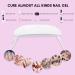 Makartt 8W LED Mini Nail Lamp | UV Nail Dryer with Timer and USB | Gel Nail Polish Light for Travel | White - Buy Online on SooperMarket.com