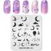 Alexnailart Stainless Steel Nail Stamping Template - Manicure Nail Art DIY Decoration NA042 - Buy Online on SooperMarket.com