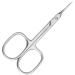 Professional Stainless Steel Curved Cuticle Scissors Manicure Cutter for Nail Toenail Trimming Eyebrow Eyelash for Women and Men