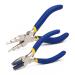 Jewelry Making Nylon Pliers Sets  AngleKai 6 IN 1 Jewelry Bail Making Pliers and Nylon Jaw Flat Nose Pliers Loop Pliers for Jewelry Making  Jump Ring (blue)