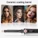 3/4 Inch Ceramic Curling Iron with LCD Display | 6 Temperature Settings Fast Heat Up & Dual Voltage | Hair Curler Includes Gloves (Black - Buy Online on SooperMarket.com