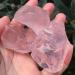 Natural Crystal Rough 3pcs Natural Pink Rose Quartz Crystal Rough Gemstone Specimen - Buy Online on SooperMarket.com