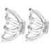 4 Pack Octopus Hair Clips for Thick Long Hair - No Slip Grip (Clear, 8.5 cm) - Buy Online on SooperMarket.com