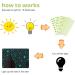 Glow in The Dark Star Wall Stickers - 521pcs Realistic 3D Luminous Stars for Kids Bedroom Decor - Buy Online on SooperMarket.com