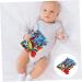 Vaguelly Tear-Resistant Fabric Book Set for Toddlers | Soft Touch & Feel Baby Books | Quiet Book Toys for Babies - Buy Online on SooperMarket.com