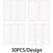 MAIOUSU STORE 4770pcs Nail Art Stencils - 120 Sheets, 4 Designs French Tip Guides Stickers for DIY Decoration - Stencil Tool - Buy Online on SooperMarket.com