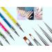 SINEN 5 Pcs Double Ended Nail Design Brushes - Nail Painting Brush Pen Set for Home DIY and Salon - Buy Online on SooperMarket.com