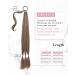 REECHO DIY Braid Ponytail Extension | Long Straight Synthetic Hairpiece - Dark Ash Blonde 34 Inch - Buy Online on SooperMarket.com