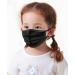 100PCS Kids Black Disposable Face Masks 3 Ply Breathable for 4-12 Ages Boys and Girls - Buy Online on SooperMarket.com