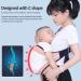 HINATAA Breathable Baby Sling | Adjustable Baby Carrier Wrap with Quick Dry Thick Shoulder Straps | Suitable for 0-36 Months Baby | Pink B - Buy Online on SooperMarket.com
