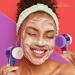 Almost Famous 2-in-1 Travel Face Scrubber Exfoliator Brush - Non-Electronic Eco Friendly Cleansing Tool for Lines, Wrinkles & Blackheads - Purple - Buy Online on SooperMarket.com