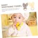 Vaguelly Portable Cuddly Towel & Bite Ring Set - Comfortable Safe and Practical for All Ages | International Shipping - Buy Online on SooperMarket.com