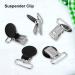 Hzyyier 10-Pack Metal Round Pacifier Clips - Black Toy & Pacifier Holders for DIY Projects | International Shipping Available - Buy Online on SooperMarket.com