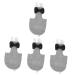 Mipcase 4 pieces Flying bird diapers macabuns nymphensittich diaper cage cage accessories bird dishes cotton gray parrot clothing decor bird flight costume bird cosplay clothing grayx4st 12x6cmx4pcs