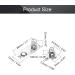 Fielect 30 Sets AA Battery Conversion Plates | Negative to Positive Spring Contacts - 30 Pcs for eCommerce - Buy Online on SooperMarket.com