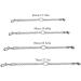 LERTREEUK Double Dog Leash | Stainless Steel 2-Way Chain Coupler | 60cm Double Leash for Dogs - International Shipping Available - Buy Online on SooperMarket.com