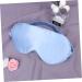 Silk Sleep Eye Mask | Adjustable Comfortable Blindfold for Sleeping & Travel | Blue | 1 Count - Buy Online on SooperMarket.com