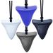 GNAWRISHING Chew Necklaces for Sensory Kids 4 Pack Chew Necklaces for for Boys Girls Adults Chewer with Autism ADHD SPD Chewing Oral Motor