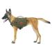 OneTigris Dog Backpack for Medium & Large Dogs, Nylon Backpack for Dogs Tactical Pet Backpack with Side Pockets for Hiking Walking Training Running Green Large