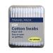 400pcs CGR Organic Cotton Swabs | Double-Tipped | 100% Cotton | Compostable Paper Sticks | Travel Pack (8 Packs of 50 Swabs) - Buy Online on SooperMarket.com