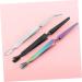 FOMIYES 1pc Tweezers Nail Art Clip Nail Pincher Manicure Tool 17*0.9cm Silver - Buy Online on SooperMarket.com