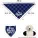 Plaid Dog Bandana Scarf Big Sister Brother Dog Bandana Buffalo Plaid Triangle Dog Scarf Reversible Plaid Triangle for Small Medium Dogs Pets (blue) - Buy Online on SooperMarket.com
