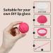 LONGWAY 0.24Oz (7ml) Empty Lip Balm Sphere Containers - Rose Red | BPA Free Chapstick Tubes for Lip Gloss - Screw Cap Lipstick Holder - Buy Online on SooperMarket.com