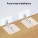 Kioiner 4 Pairs Furniture Wall Anchors Adhesive Adjustable Furniture Anchors for Securing Bookshelf Dresser Cupboard Cabinet Anti Tip Furniture Straps for Pet Baby Proofing Child Safety (Type A) - Buy Online on SooperMarket.com