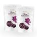 Dulse Bio Atlantic Algae Leaves (Wild Collection Roh Vegan) Atlantic Lappang Rotalgen pieces - Umami vegetable vegan bacon salt space - Organic Raw Wild Atlantic Seaweed |Pureeraw 40g ( 2x 20g) dulse (leaves) 2-pack standard standard