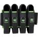 Empire Omega Paintball 4 Pod Harness Hook & Loop Strap Pack Black w/Green, Black / Lime
