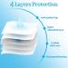 50 Pack Large Underarm Sweat Pads for Women Armpits Adhesive Disposable Dress Guards Non Visible Secret Sweat Block Comfortable Unflavored Non Sweat Armpit Protection for Sweating 4.92 x 4.53 Inches - Buy Online on SooperMarket.com
