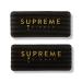 Supreme Trimmer Barber Grippers - Hair Holders for Barbers, Stylists, and Makeup Artists - 2PK (Black/Gold Rectangle) - Buy Online on SooperMarket.com