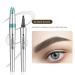 Long-Lasting Waterproof Microblading Eyebrow Pencil - 4 Tip Micro Head (#2 Dark Brown) | Perfect for Natural Looks - Buy Online on SooperMarket.com