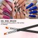 Lofuanna Nail Art Brush Set - 6pcs Double Ended Fine Liner & Dotting Pen Painting Tools for Salon & DIY Manicures - Buy Online on SooperMarket.com