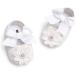 TMEOG 2 x Toddler Flower Shoes with Headband | Non-Slip Soft Baby Girl Shoes for Special Occasions | Size 12-18 Months | Christening, Wedding, Party - White - Buy Online on SooperMarket.com